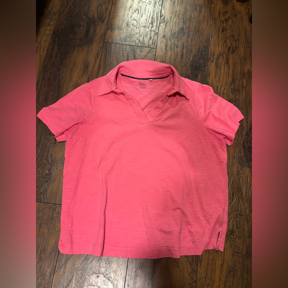 Pink Boden polo shirt